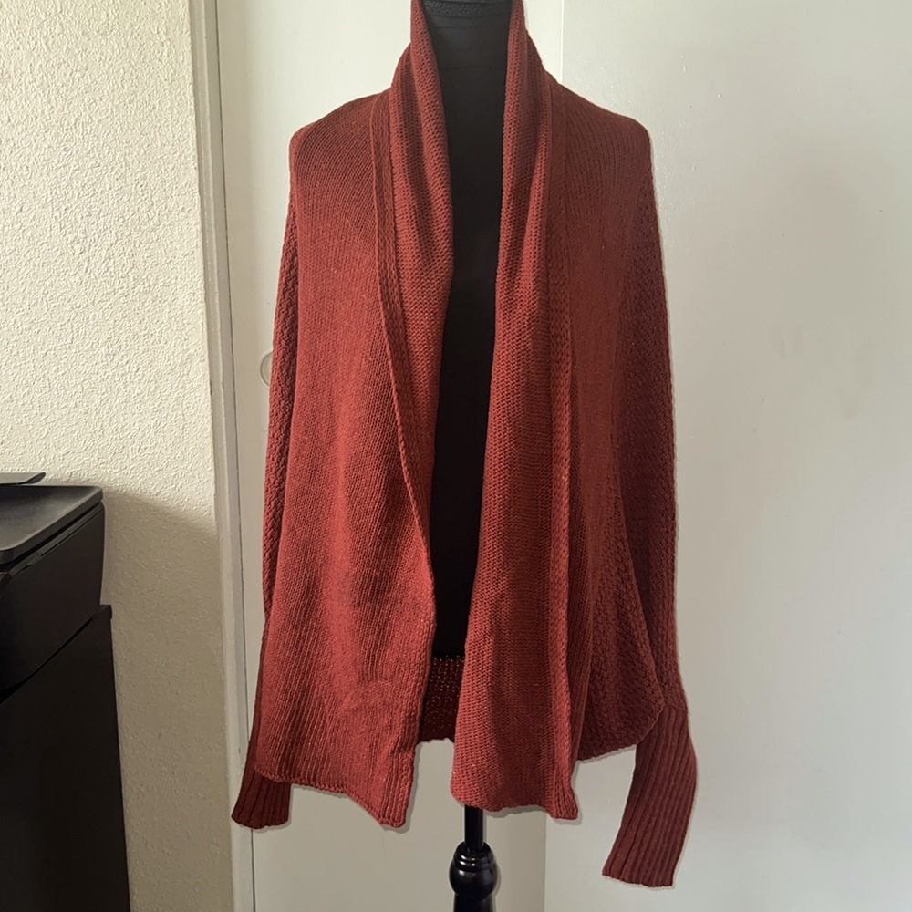 Cute rust color cardigan